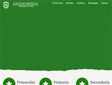 Tablet Screenshot of colegiomexico.mx